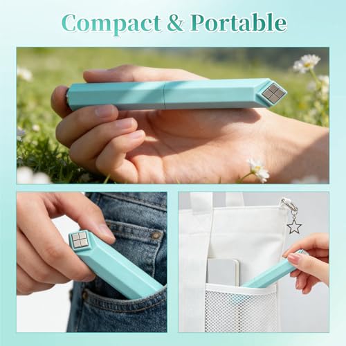 4-in-1 Cat Eye Nail Magnet Pen - Multi-Functional Nail Art Tool (Green)