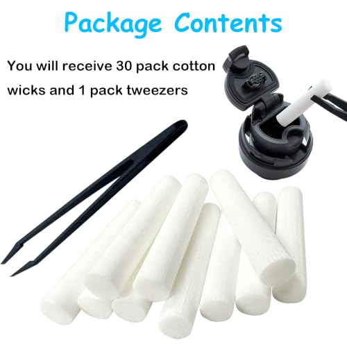 30-Pack Cotton Replacement Wicks for Shark ChillPill Personal Cooling Fan