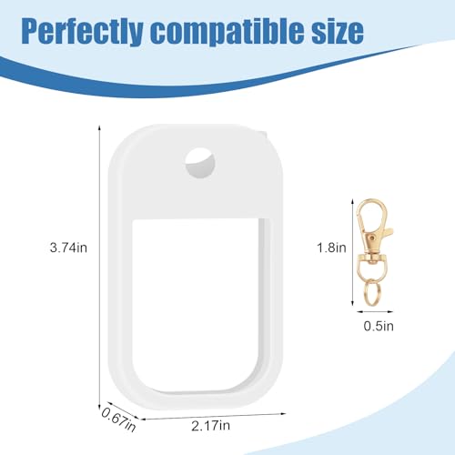Silicone Hand Sanitizer Spray Case Compatible with Touchland 1 fl oz