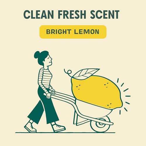 Aunt Fannie's All-Purpose Vinegar Cleaner Spray, Lemon, 16.9 Fl Oz (Pack of 6)