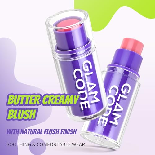 Glam Code Multi-Use Cream Blush Stick for Cheeks, Lips & Eyes - 03