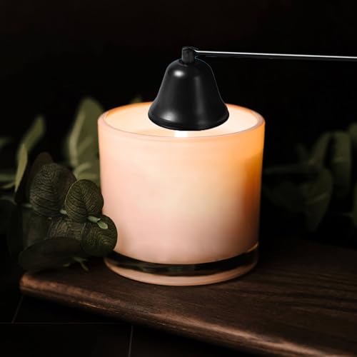 Stainless Steel Candle Snuffer - 9.8 Inch Candle Extinguisher - Black