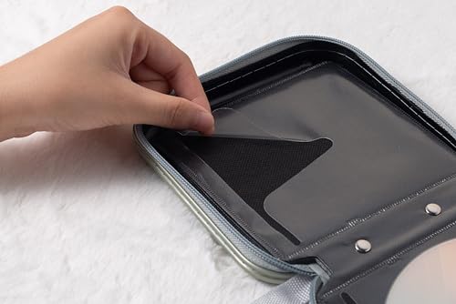Portable CD/DVD Binder Wallet - 32 Capacity, Sky Blue