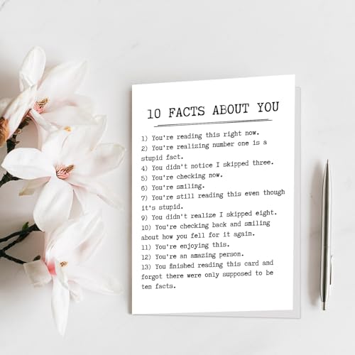 Humorous You're An Amazing Person Card for Friends & Family