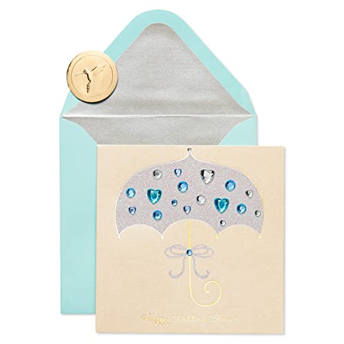Papyrus Wedding Shower Card - Dreams Come True Glitter Embellishment