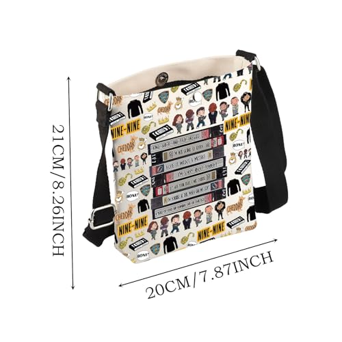 JYTAPP Canvas Makeup Bag Travel Cosmetic Pouch for Fans