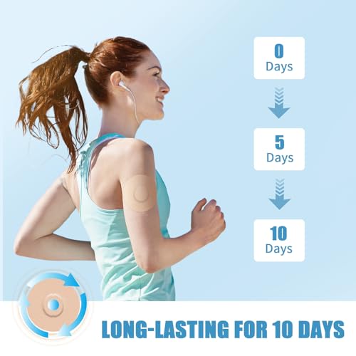 20 Pack Over Patches Waterproof for Dexcom G7,Compatible with for CGM Sensors | Center Without Glue Full Coverage,Latex-Free, Hypoallergenic, Easy Removal,No Residue | Lasts Over 10 Days(Tan, 3.15)
