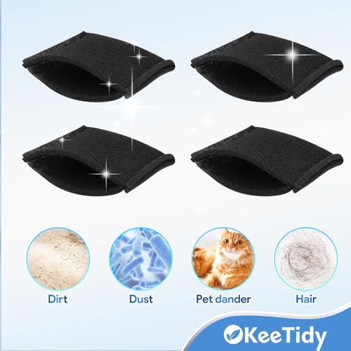 KeeTidy Foam Filter Replacement for Hoover Steam Cleaner - 4 Pack