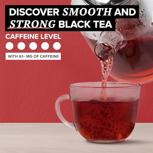 TAZO Organic Awake English Breakfast Black Tea Bags 36 Count - High Caffeine Morning Tea, Bold Malty Flavor, Non-GMO Certified