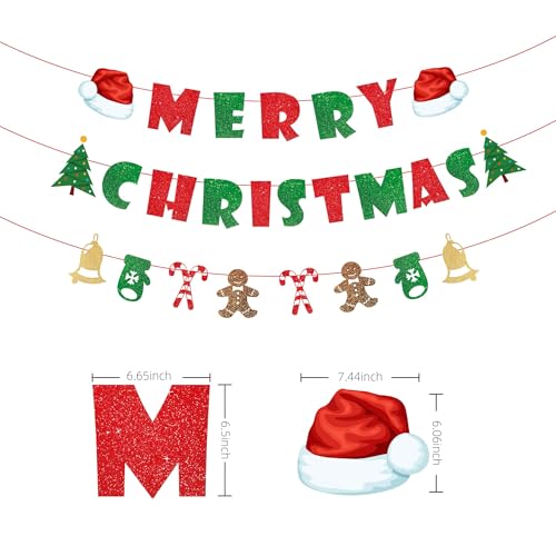Indoor Christmas Banner Wall Decor for Holiday Party Festivities