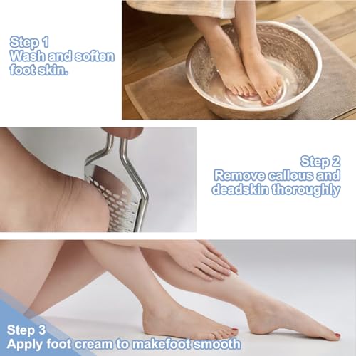Untrytb Professional Foot File and Callus Remover for Cracked Heels