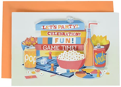 Hallmark Signature Birthday Card - You Make Fun Happen Game Night Design