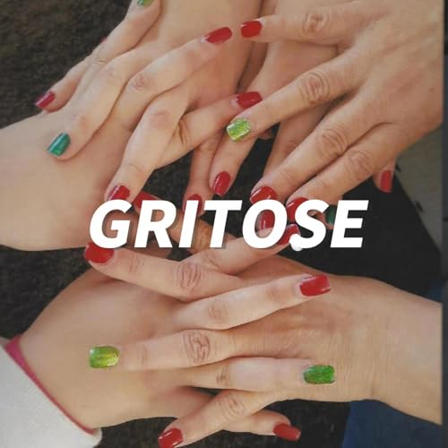 GRITOSE Easter Press on Nails Colorful French Tip False Nails