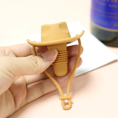 Cowboy Silicone Wine Stopper - Reusable Leak-Proof Bottle Cap