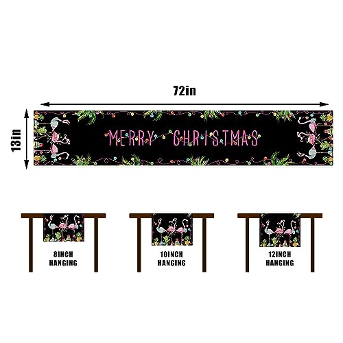 Christmas Table Runner - Holiday Decor for Dining Table, 13x72 Inches