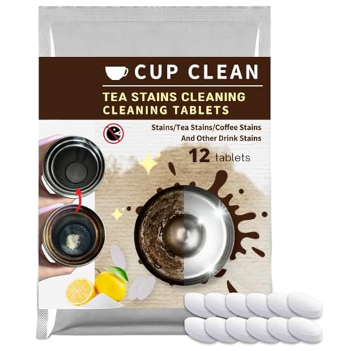 LAST8OTTLE Coffee Tumbler & Water Bottle Cleaning Tablets - 12 Count