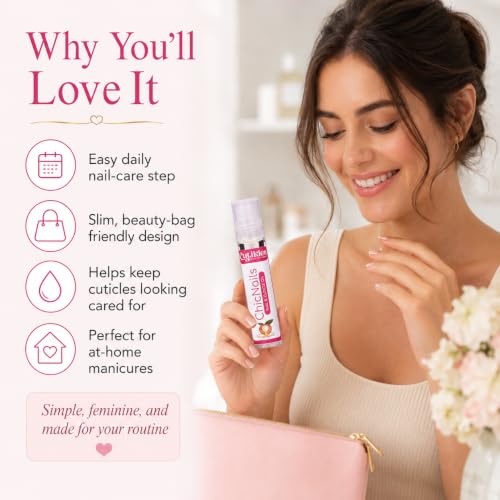 Cutikles Cuticle Oil Roll-On with Vitamin E – 0.33 Fl Oz