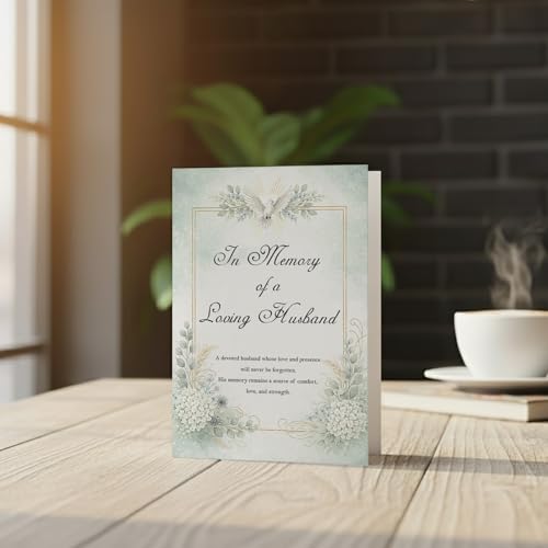 Sympathy Card for Loss of Husband - Premium A5 UK Made