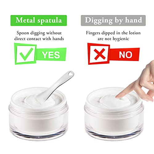 Sibba 3 Pcs Stainless Steel Facial Spatula Eye Roller Massage Tool