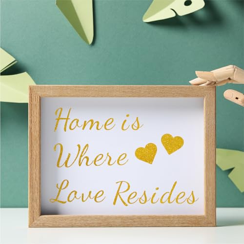 Gold Glitter Alphabet Stickers - 840 PCS Self-Adhesive Vinyl Letters