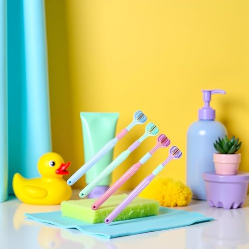 ZLmoue 3-Sided Soft Bristle Toothbrush 4-Pack for Adults and Youth