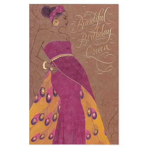 Spectacular Brilliance Birthday Card for Her - Beautiful Birthday Queen