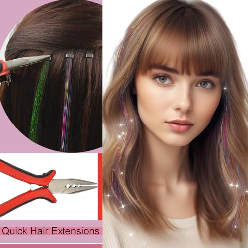Hair Extensions Pliers 3 Holes Mini Opener and Removal Tool for Micro Rings