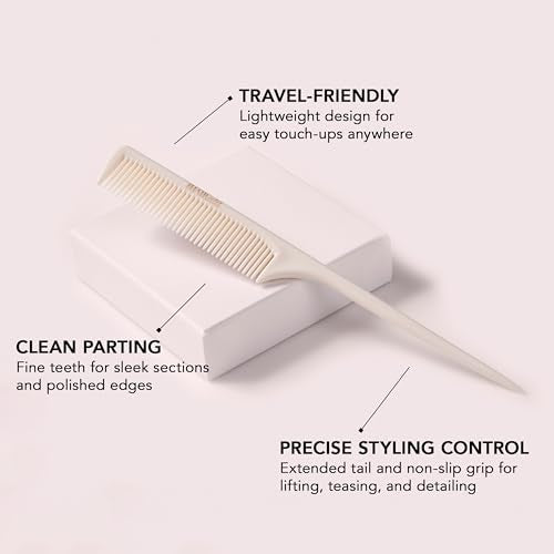 The Hair Edit Section & Style Rat Tail Comb for Precision Parting and Teasing