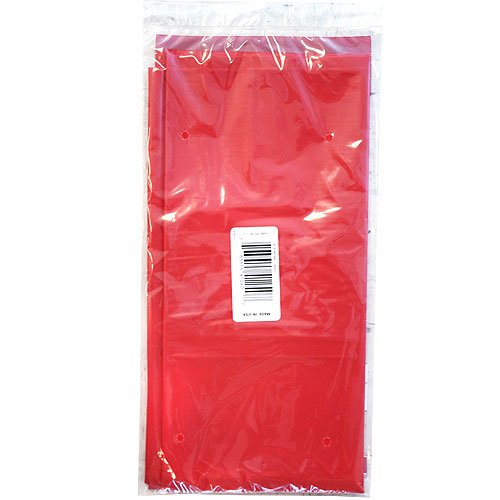 Party Dimensions Red Plastic Table Cover 54"x108" - 1 Pc