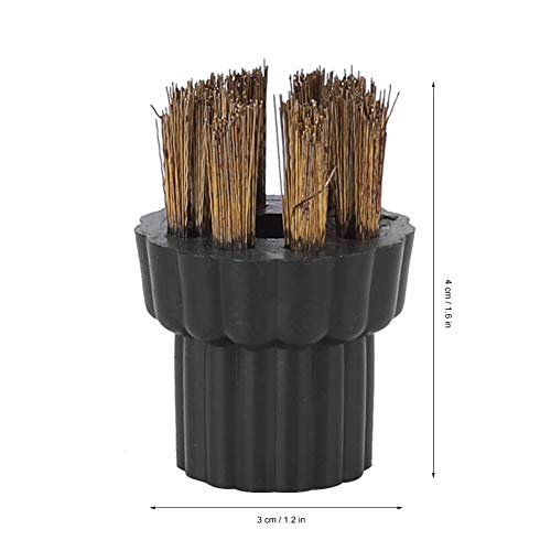 Brass Wire Brush Nozzles for Steam Mop X5 - 2 Pack Replacement Heads