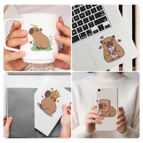 Capybara Temporary Tattoos - 8 Sheets Cute Party Favors & Stickers