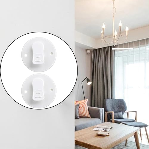 Self-Adhesive Shower Curtain Clips - 12 Pack White Water Weights