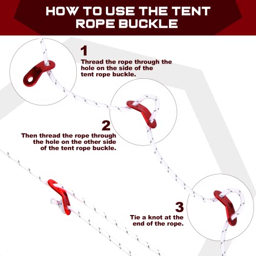 10 Tent Stakes Heavy Duty Tent Stakes Screw in Metal Camping Stakes with Luminous Head Ground Anchor Pegs Tent Spikes with Reflective Ropes(13ft), Rope Tensioner, Hex Head Driver and Storage Box