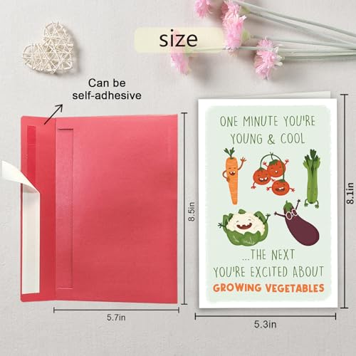 Funny Gardener Birthday Card - Humorous Gift for Garden Lovers