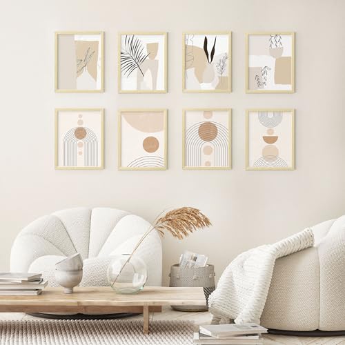 11x14 Natural Solid Wood Picture Frame for Wall Mounting - 1 Pack