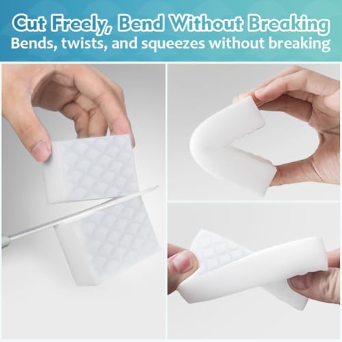 GLIMGLINT 12-Pack Magic Cleaning Sponges - Durable Foam Erasers