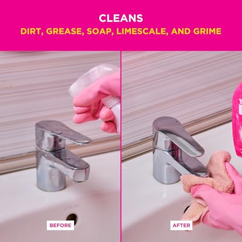 The Pink Stuff Bathroom Foam Cleaner - 1 Count Non-Drip Spray