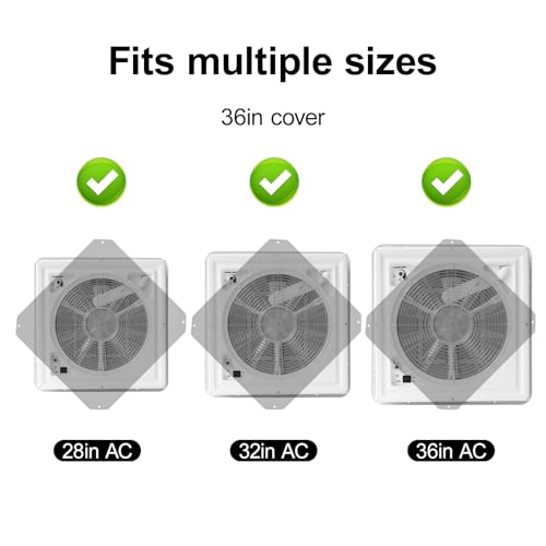 36" Air Conditioner vent Covers for Outside Unit