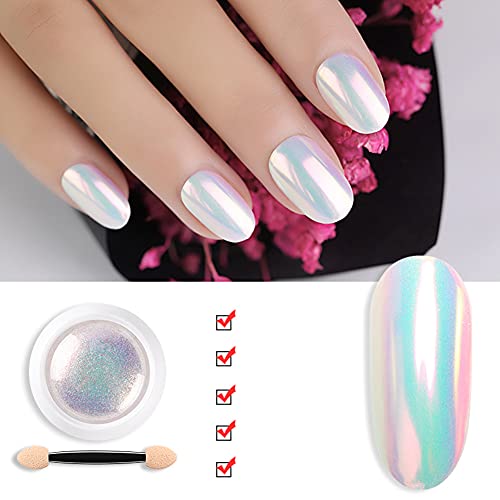 Magic Mirror Chrome Nail Powder Pearl Glitter Nail Art Pigment