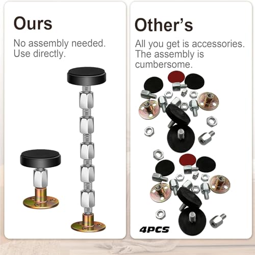 Adjustable Bed Frame Headboard Stoppers - Anti-Shake Wall Protection Tool