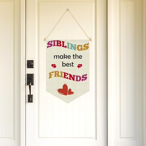 Kids Room Canvas Banner Wall Hanging Decor - 17.7x11.8in