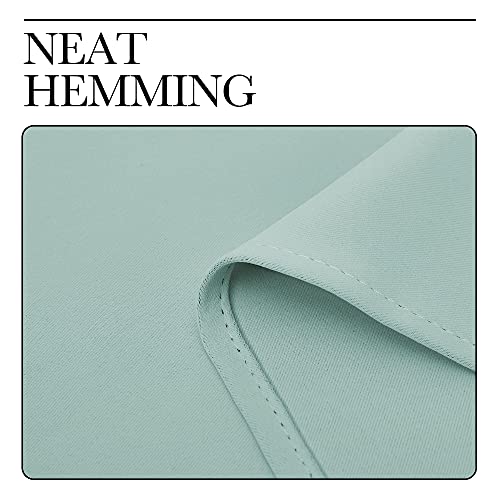 NICETOWN Blackout Window Curtain Panel, Aqua Blue, 55 x 78 Inch Grommet