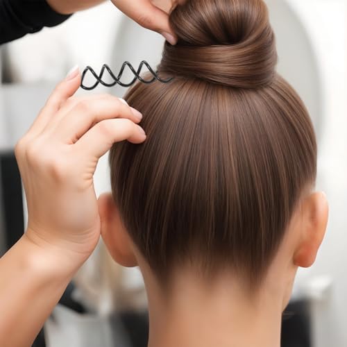 LXUEJIE 20PCS Spiral Hair Pins - Twist Bun Maker & Bobby Pins for Updos