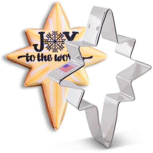 Ann Clark Christmas Bethlehem Star Cookie Cutter, Extra Large 5 Inches, Made in USA