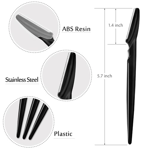 HFATMOS 21 Pcs Eyebrow Razors and Face Dermaplaning Tools with Covers