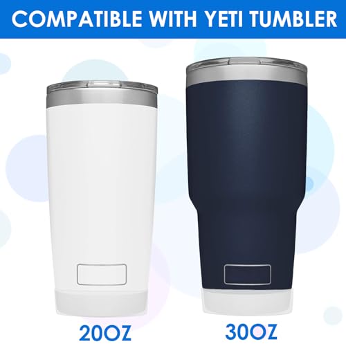 4 PCS Silicone Boot for 20 oz 30 oz, Silicone Tumbler Boot Sleeve Non-Slip Heat-Resistant Water Bottle Boot for Coffee Mug Cup