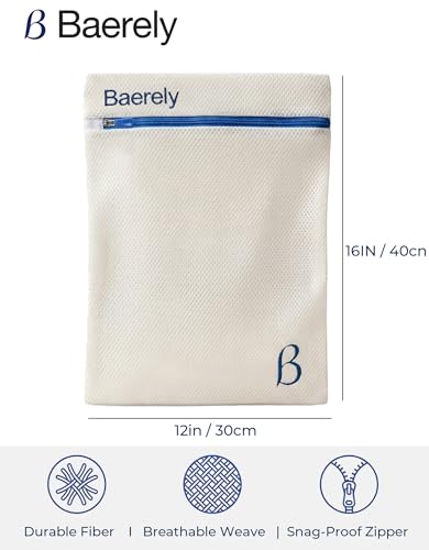 Mesh Laundry Bag for Delicates - 12x16 in Pearl White