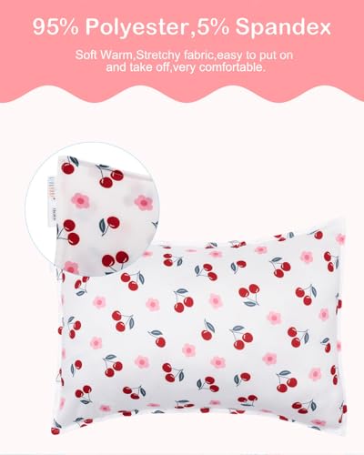 ALVABABY Toddler Pillowcase Set, 13x18 Inch Soft Jersey Covers (Pack of 2)