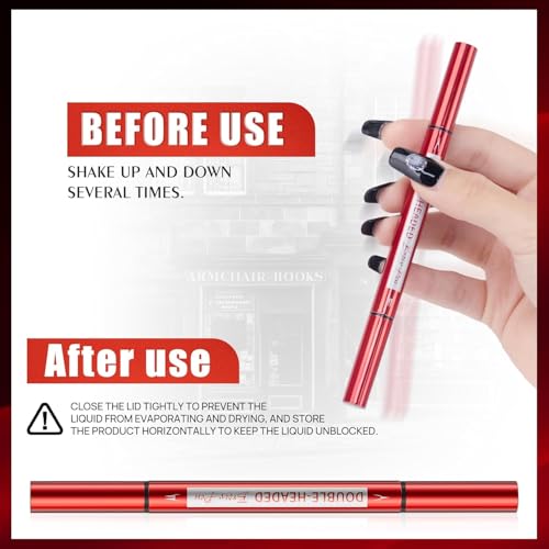 Essorall 2-in-1 Microblading Eyebrow Pen, Waterproof Light Brown
