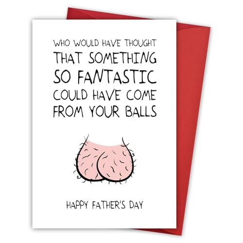 Funny Father's Day Card for Dad - Unique Gag Gift from Kids